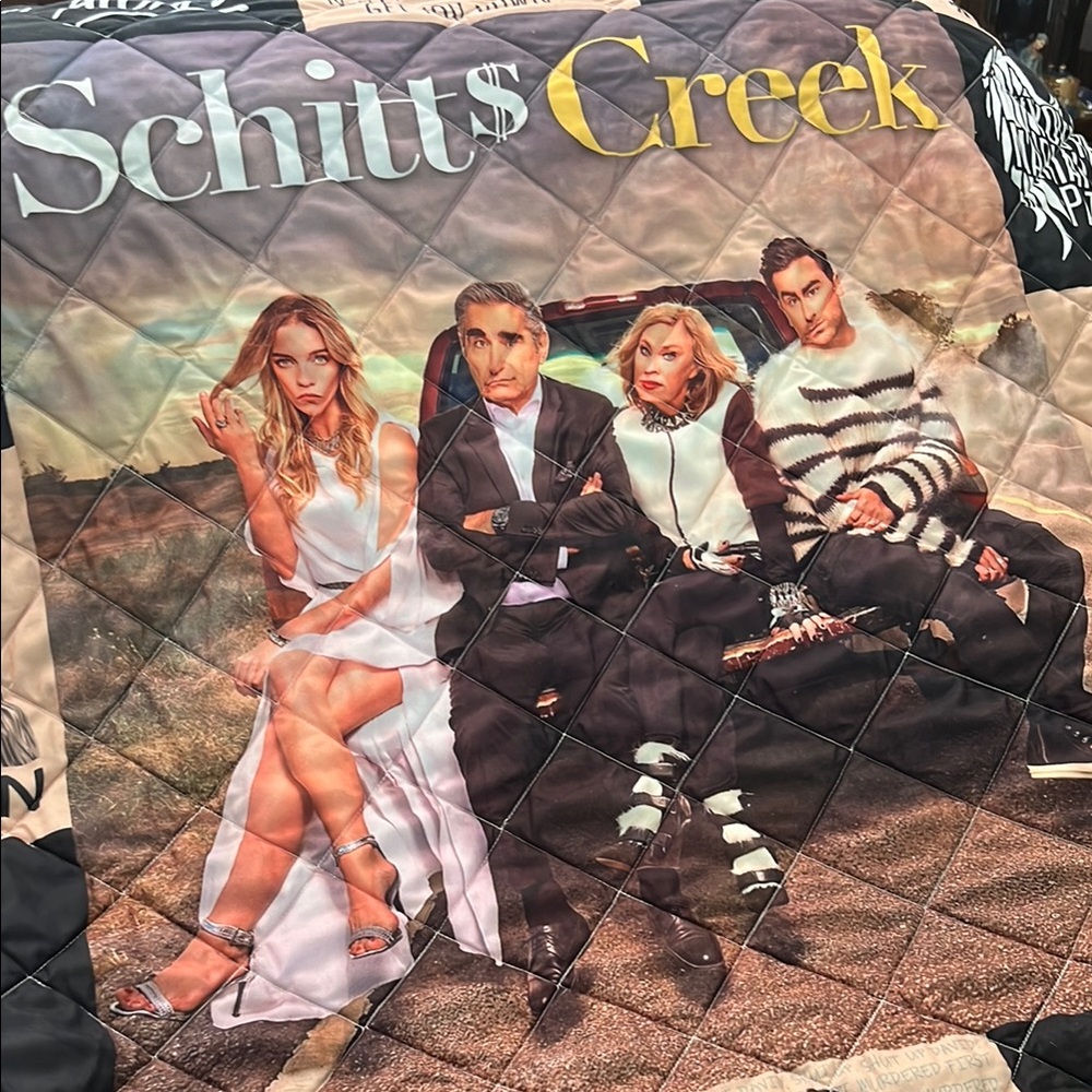 Whimsical Schitts Creek throw